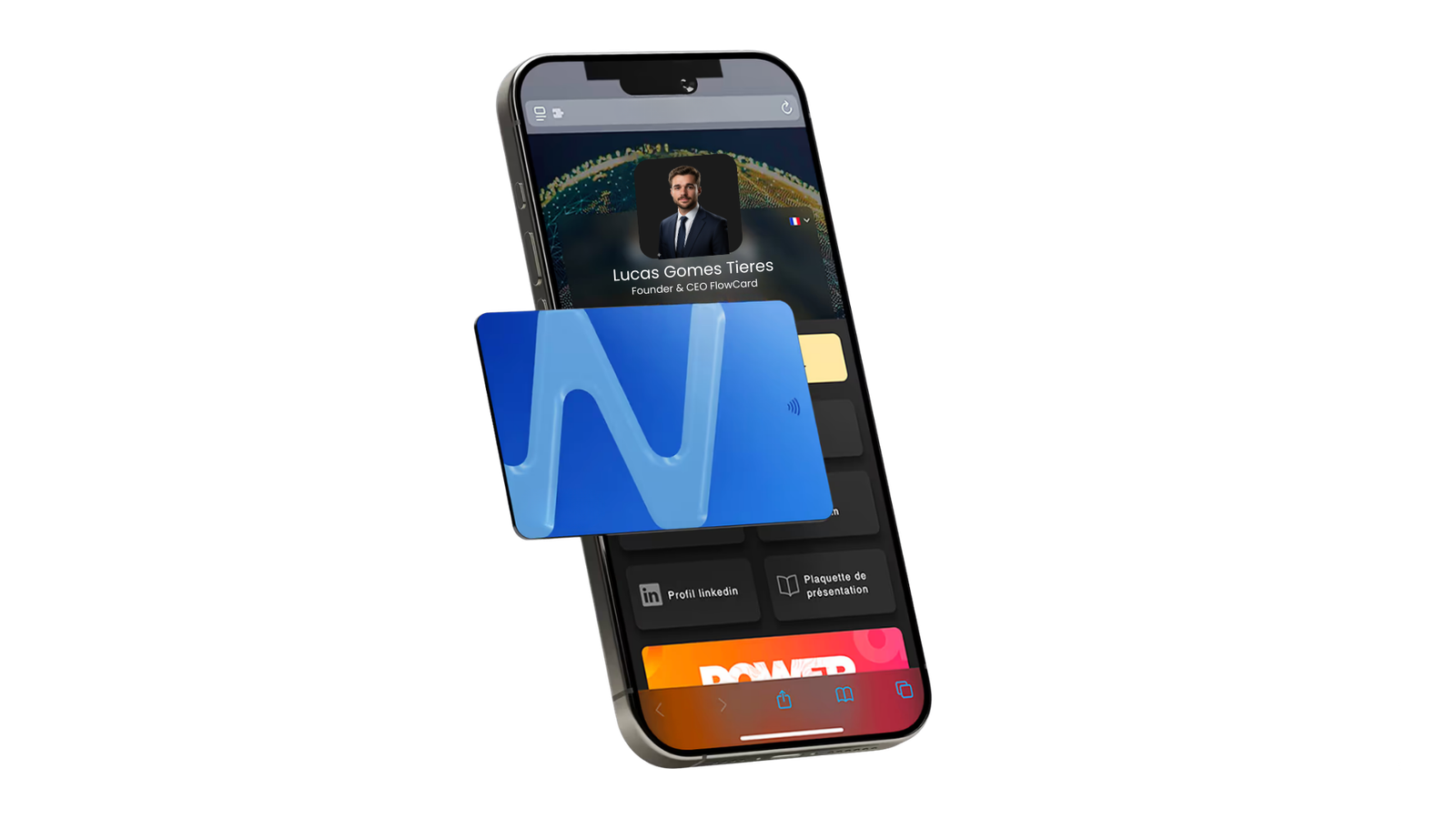 Lucas Gomes Tieres — FlowCard profil digital et carte NFC